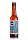 LONDON, UK - JUNE 01, 2018: Bottle of Vagabond Gluten free american pale ale beer, from the Brewdog brewery on white. Royalty Free Stock Photo