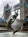 LONDON/UK - JUNE 15 : The David Wayne Sculpture Girl with the Do