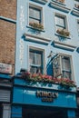 Entrance to Kingly Court alfresco food and dining courtyard in London, UK