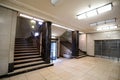 Interior details of the former Hornsey Town Hall in north London, designed by New Zealand architect Royalty Free Stock Photo