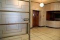 Interior details of the former Hornsey Town Hall in north London, designed by New Zealand architect Royalty Free Stock Photo