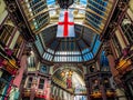 LONDON, UK - JUNE 14 : Leadenhall Market in London on June 14, 2 Royalty Free Stock Photo