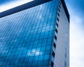 Modern building on Old street. View of City of London Royalty Free Stock Photo