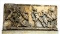 Panel of Battle of Greeks and Amazons Royalty Free Stock Photo