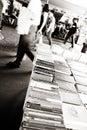 LONDON, UK - JUNE 21 2014: The Southbank Centre's Book Market Royalty Free Stock Photo