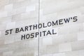 St. Bartholomews Hospital in London Royalty Free Stock Photo