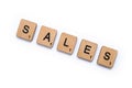 The word SALES