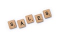 The word SALES