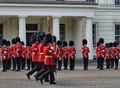The royal guards prepare for the ceremonia Royalty Free Stock Photo