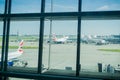 British Airways aircrafts at London Heathrow Airport