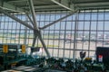 Waiting lounge at Heathrow airport, London Royalty Free Stock Photo