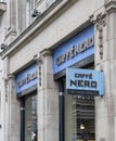 Caffe Nero coffee shop exterior in London. UK