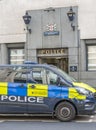 Metropolitan police car in London street