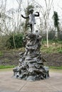 The Peter Pan Sculpture in Kensington Gardens, by Sir George Frampton, 1912.