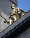 Batman Statue at the Odeon Luxe on Leicester Square in London, UK