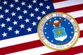 Department of the Air Force and the US Flag