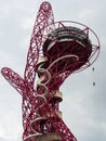 LONDON/UK - MAY 13 : The ArcelorMittal Orbit Sculpture at the Queen Elizabeth Olympic Park in London on May Royalty Free Stock Photo