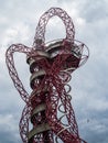 LONDON/UK - MAY 13 : The ArcelorMittal Orbit Sculpture at the Queen Elizabeth Olympic Park in London on May Royalty Free Stock Photo