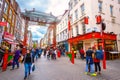 London Chinatown at Gerrard Street in London, UK