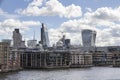 London cityscape across the River Thames with a view of the shard, London, England, UK, May 20, 2017 Royalty Free Stock Photo