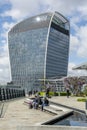 The garden at 120. Public rooftop garden on the top of office building in the centre of London. UK