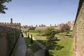 Gardens at Hampton Court Palace which was originally built for Cardinal Thomas Wolsey 1515, later