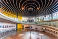 Interior view of City Hall of London designed by Norman Foster Royalty Free Stock Photo