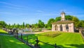 The Italian gardens at Kensington Gardens in London, UK Royalty Free Stock Photo