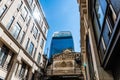 Low angle view of the entrance to Leadenhall Market in London Royalty Free Stock Photo