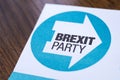 Brexit Party Royalty Free Stock Photo