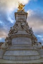 Statue on the Victoria Monument Memorial, London, UK Royalty Free Stock Photo