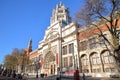 LONDON, UK - NOVEMBER 28, 2016: The external facade of Victoria and Albert Museum in South Kensington