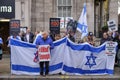 Isreali demonstration by the embassy in London