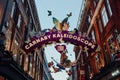 Carnaby Kaleidoscope arch on Carnaby Street, London, UK.