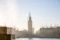 Multiple exposure image of beautiful morning on the Westminster bridge. London, UK Royalty Free Stock Photo
