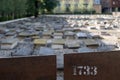 London UK. Novo Cemetery at Queen Mary campus, University of London. Historic Sephardi Jewish burial ground in Mile End dating to