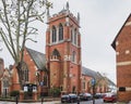 Exterior of St Dionis Church in Parsons Green, Fulham