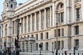 Government building, treasury, at the Horse parade square. London, UK