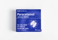 London / UK - October 30th 2019 - Packet of Paracetamol painkillers from BellÃ¢â¬â¢s Healthcare, closeup