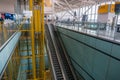 Escalator at Heathrow Airport