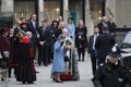 Queen Elizabeth II attends Commonwealth Day service at Westminster Abbey, London. Royalty Free Stock Photo