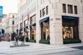 Ralph Lauren shop in london prepared for looting during the protests of BLM Royalty Free Stock Photo