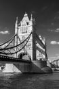 London cityscape across the River Thames with a view of Tower Bridge, London, England, UK, Royalty Free Stock Photo