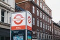 Close up of Santander cycles docking station Jewry Street, Aldgate, London, UK