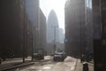 Liverpool Street in foggy weather Royalty Free Stock Photo