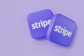 LONDON, UK - September 2023: Stripe online financial service provider company logo. 3D Rendering