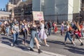 London / UK - September 20th 2019 - Young activists hold a sign saying We`ll Be Less Activist If You`ll Be Less Shit