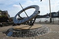 The Timepiece Sundial sculpture at St Katharine Docks