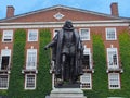 London, UK -   Statue of statesman and author Francis Bacon Royalty Free Stock Photo