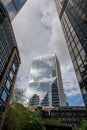 London, UK: The tall building of 100 Bishopsgate in the City of London